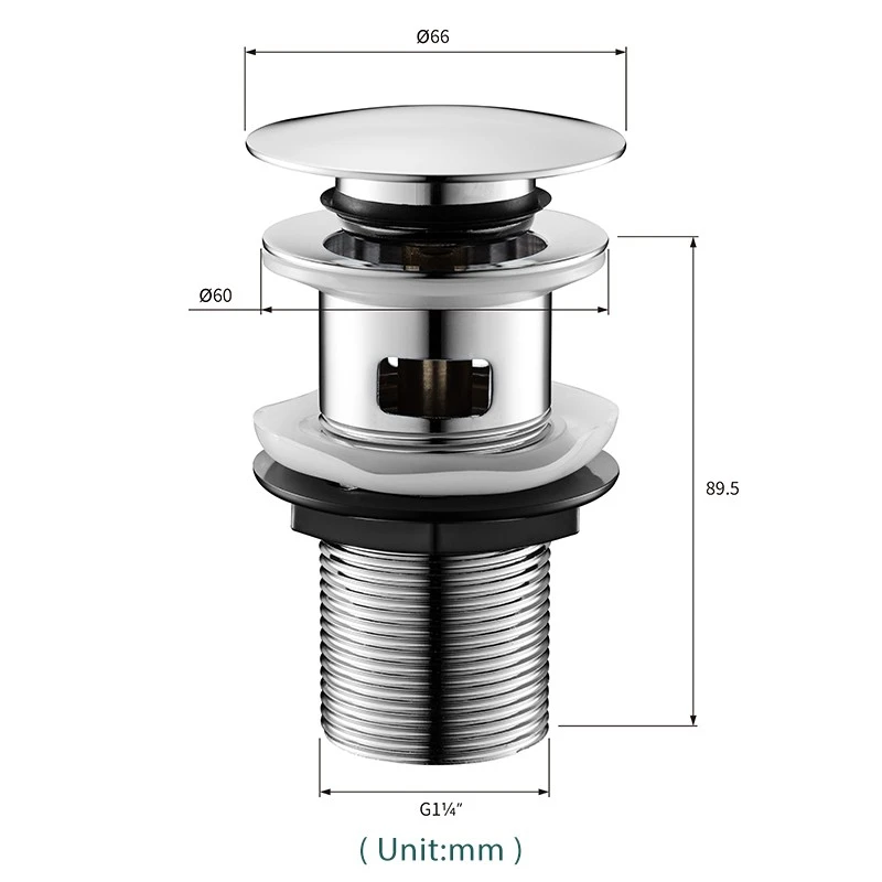 Stainless Steel Basin Drain2